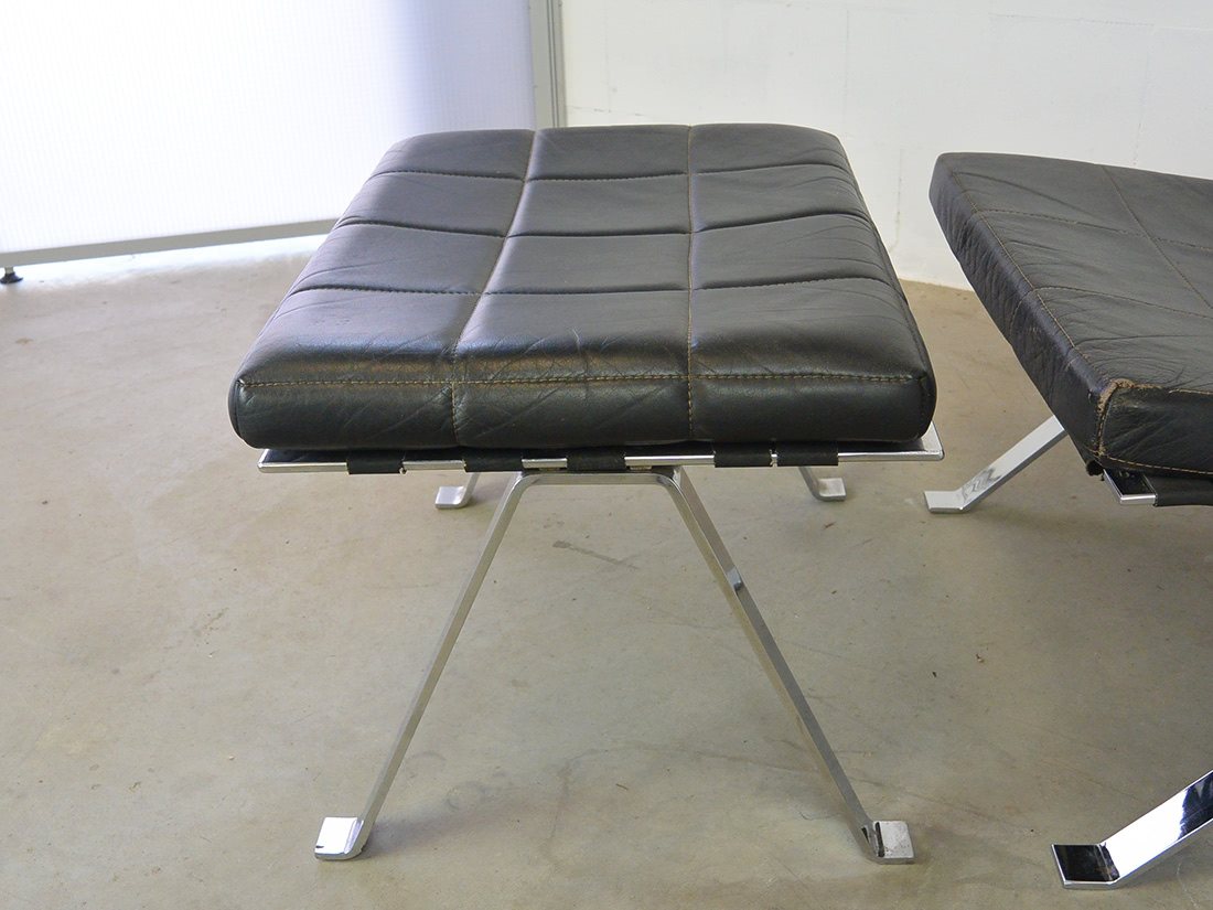 1600 Easy Chair ottoman Hans Eichenberger