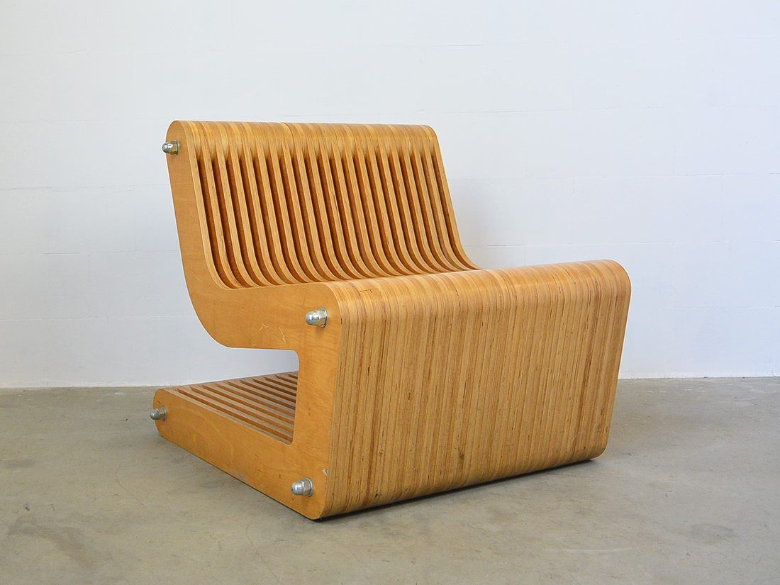 Lounge Chair massief houten planken