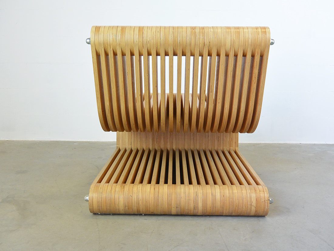 Lounge Chair massief houten planken