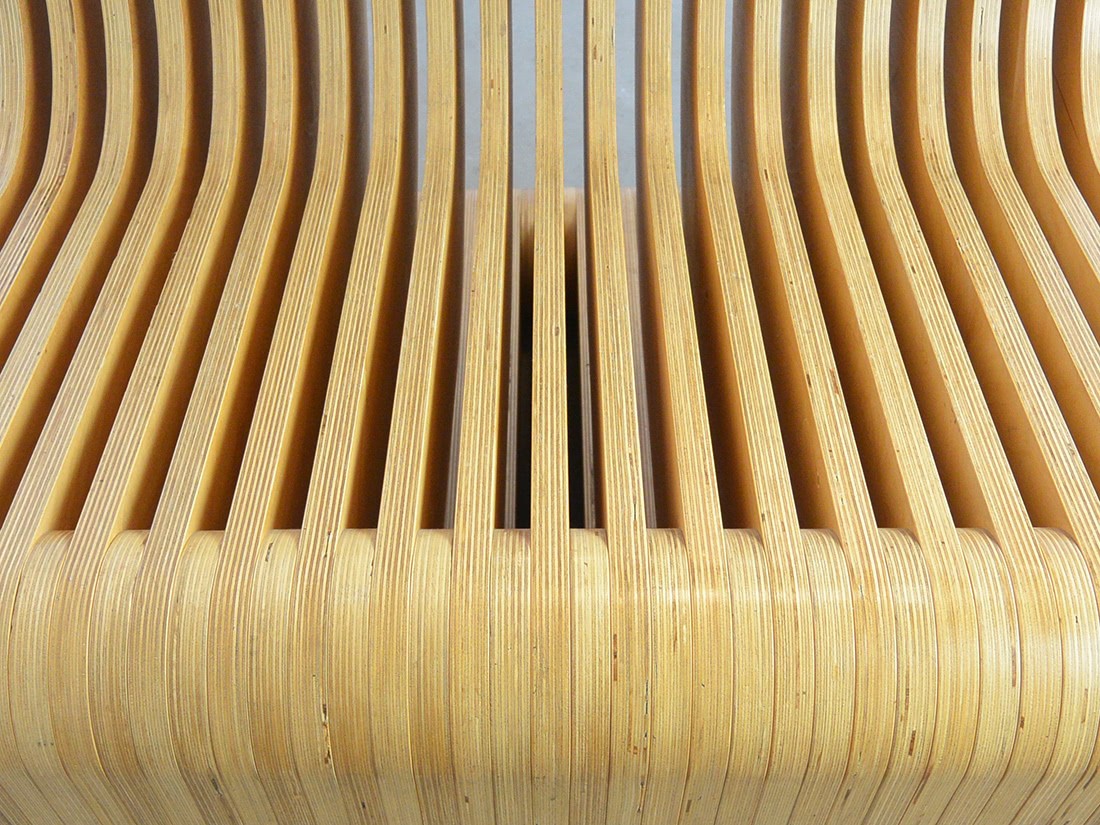 Lounge Chair massief houten planken