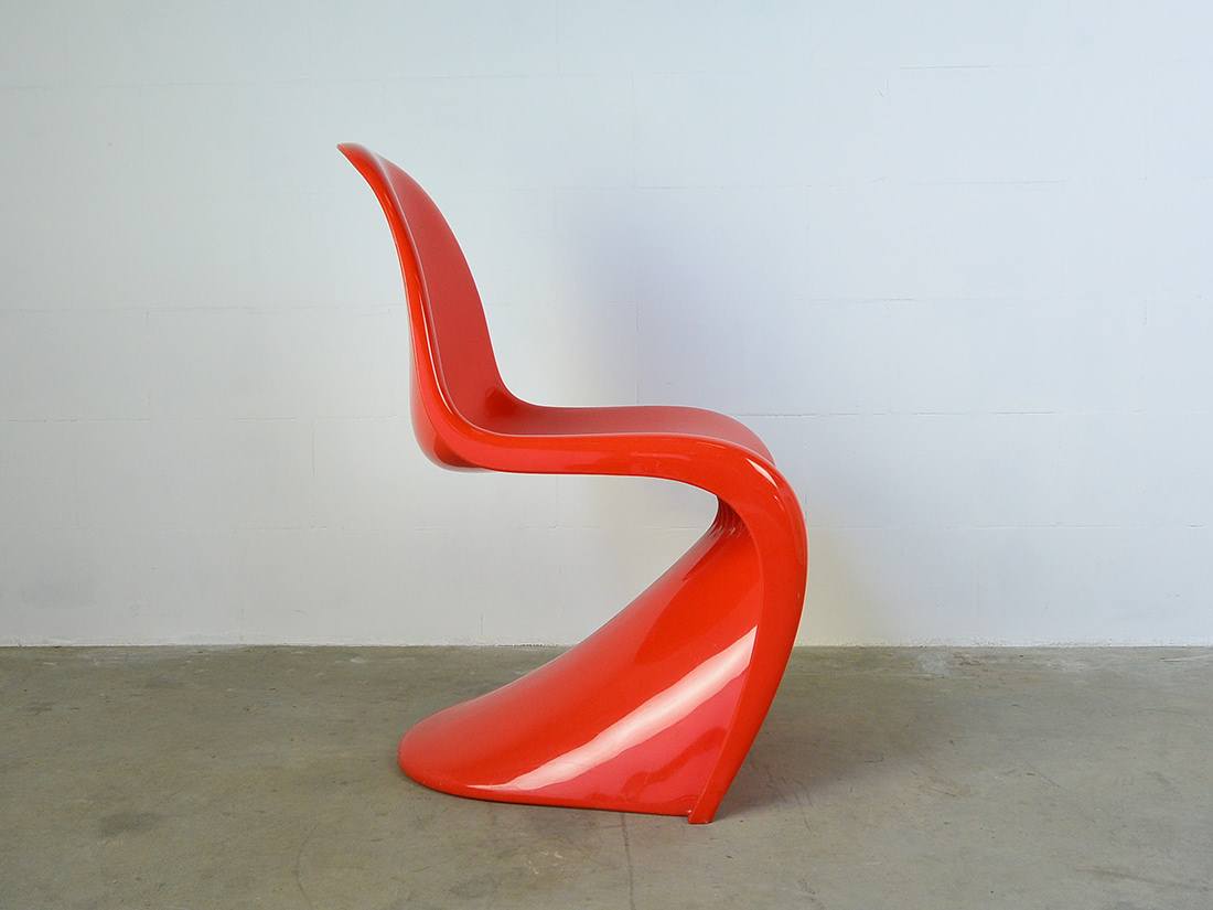 Panton Chair Herman Miller rood