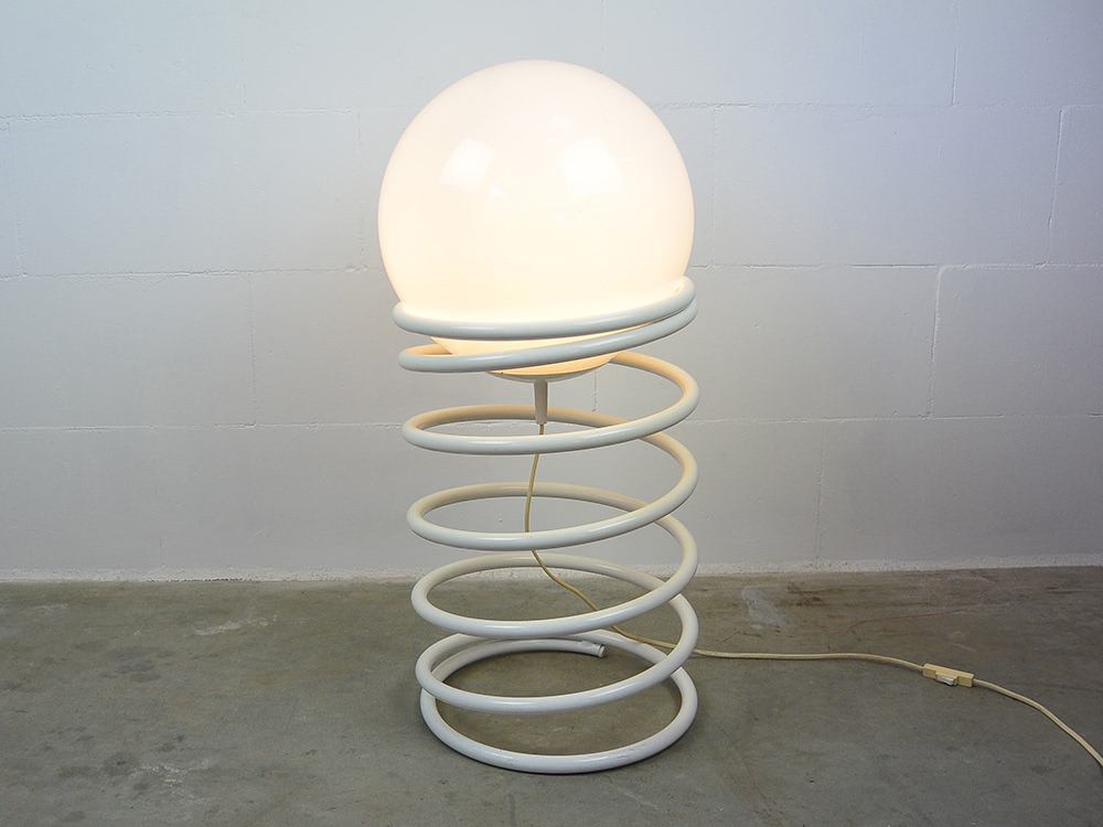 Spiral floor lamp vintage design