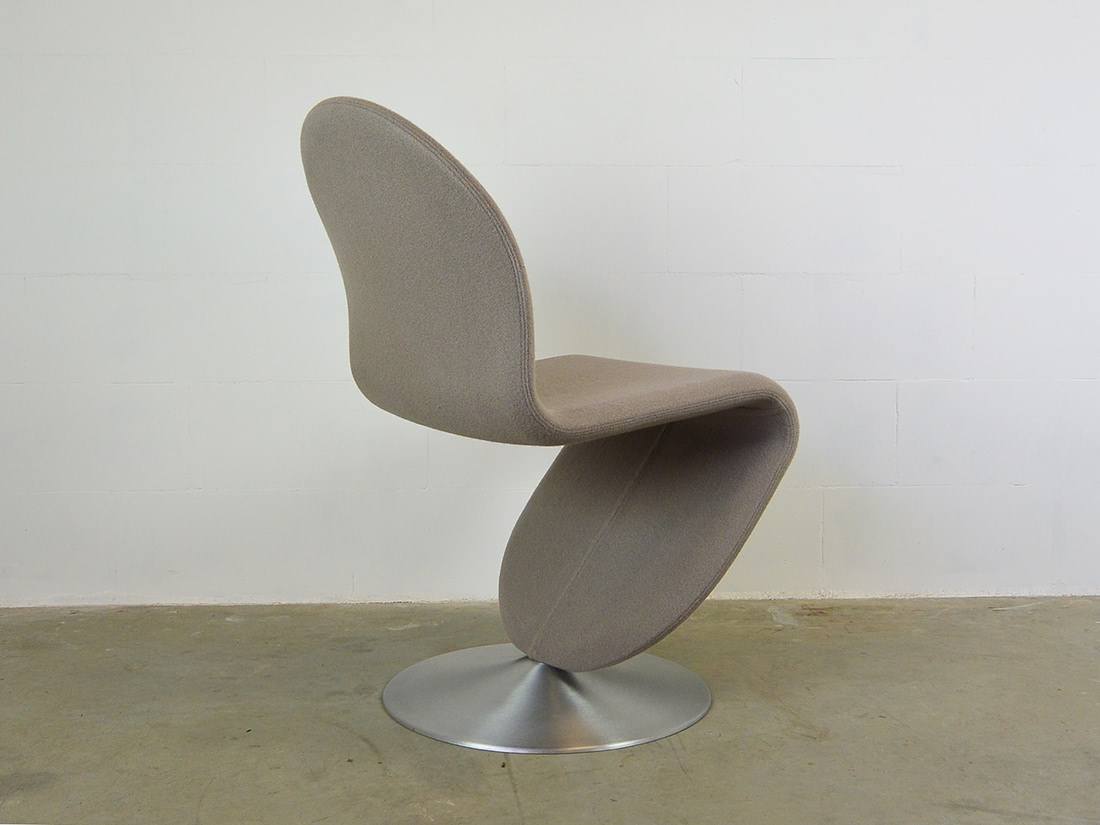 Verpan System 1-2-3 dining chair, design by Verner Panton