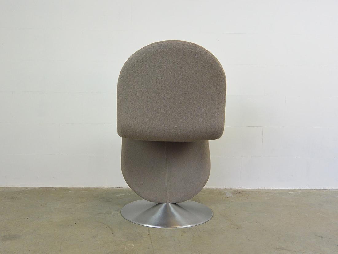 Verpan System 1-2-3 dining chair, design by Verner Panton