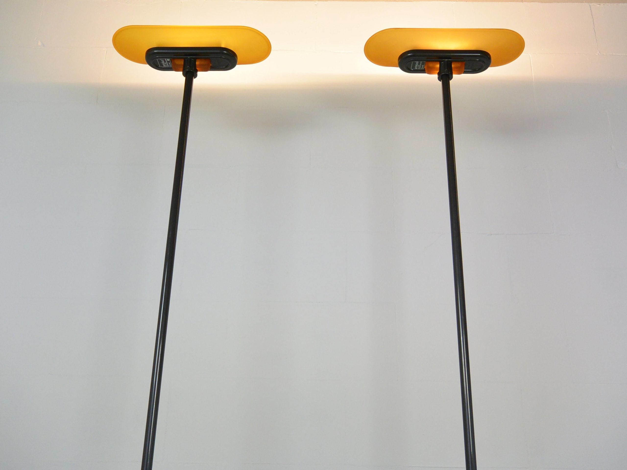 Jill A380 uplighter floor lamp designed in 1977 by Perry King