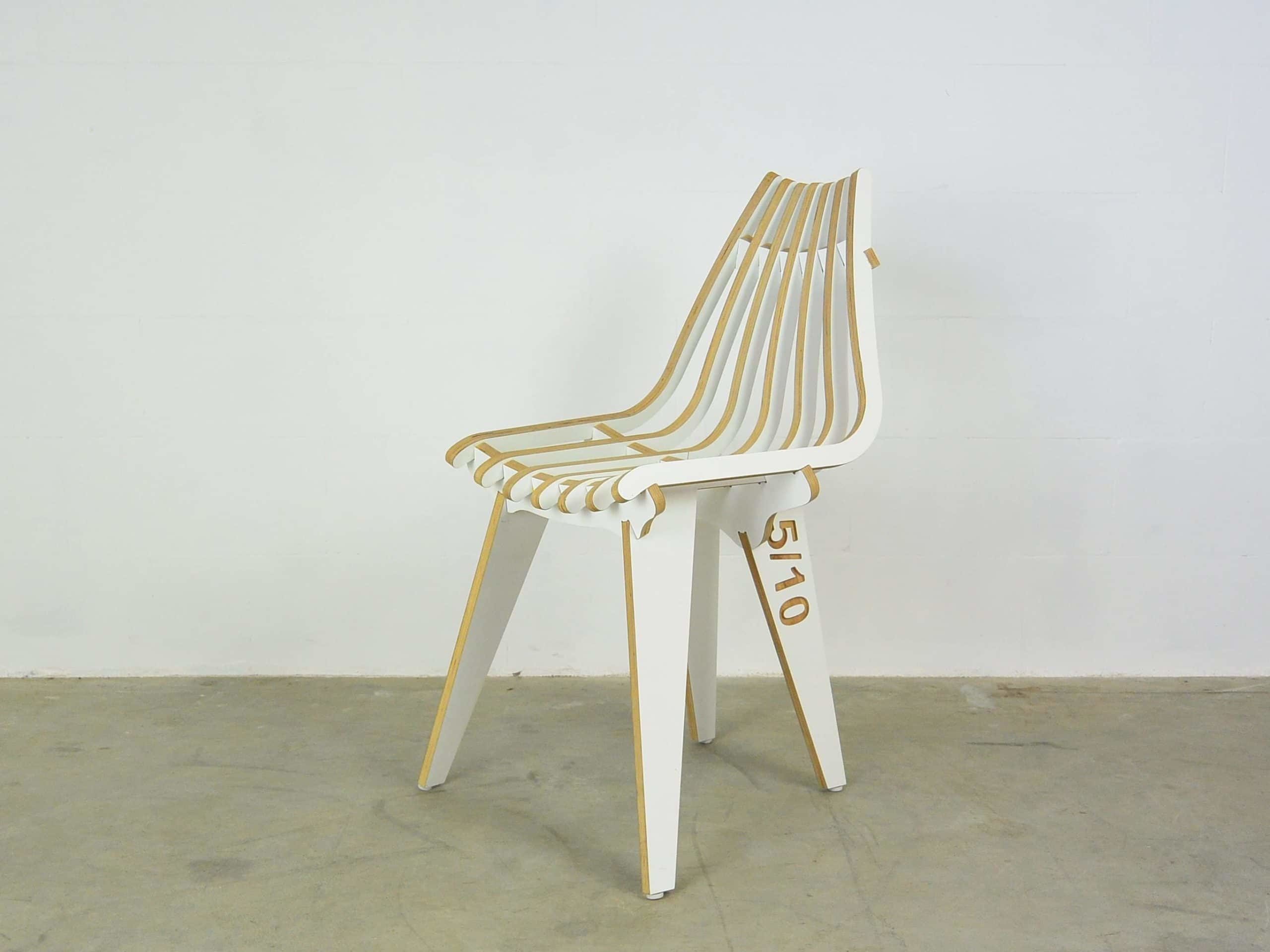 RibSit chair by Dutch designer Wubbo Jong