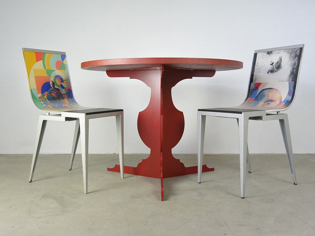 Zanotta Bieder Table by Progetti Italy