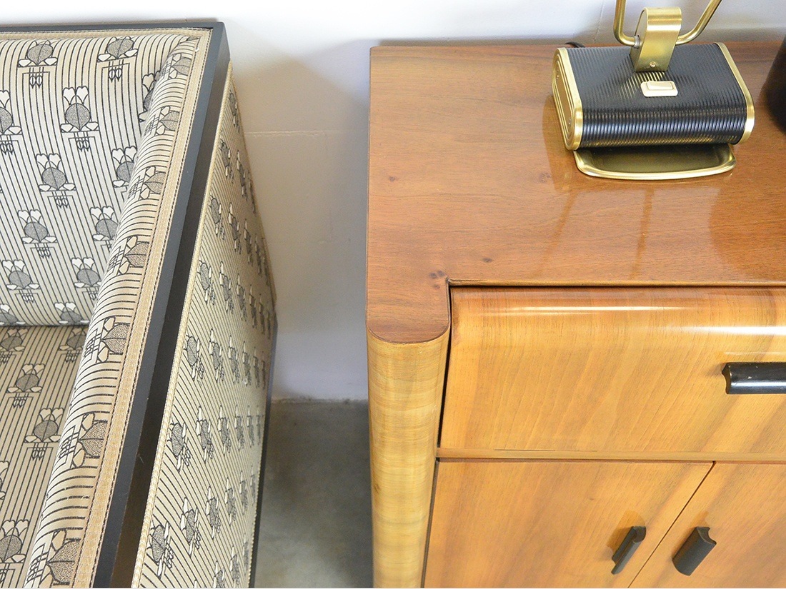 Art deco bar cupboard 1930s