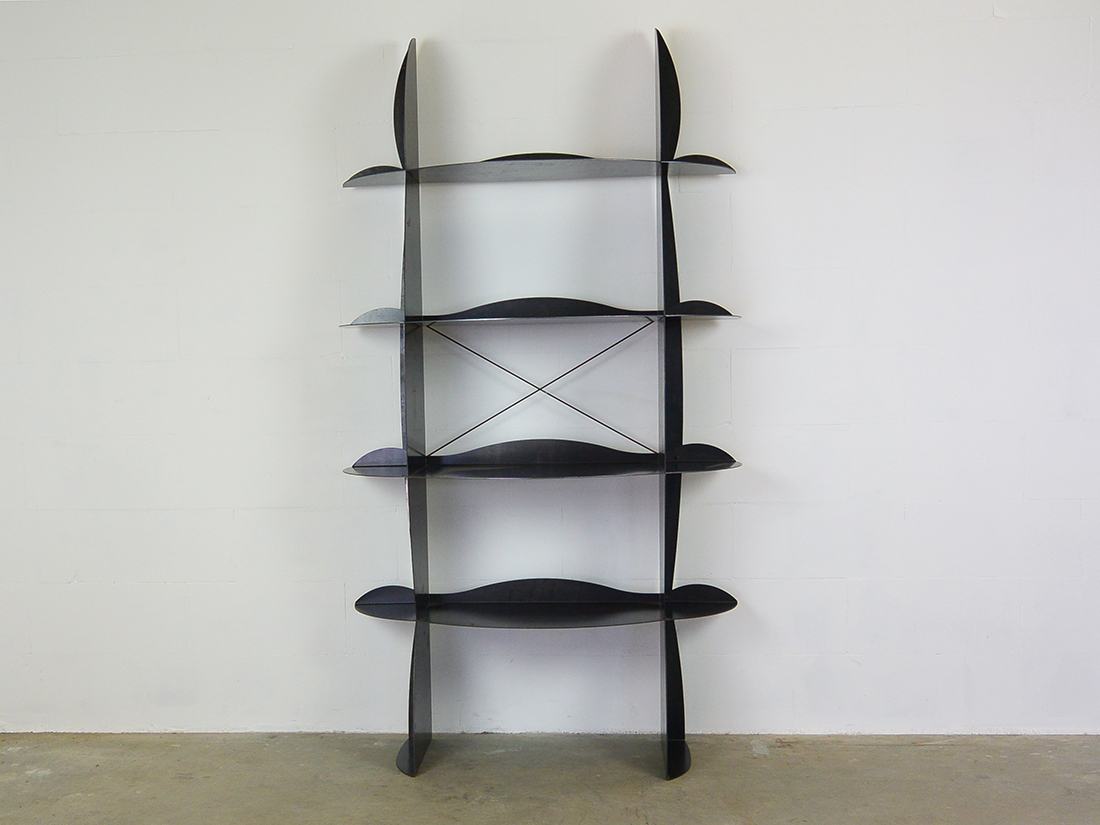 Bookcase steel black 1