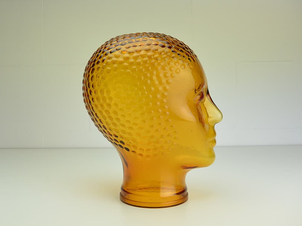 Glass head geel_3