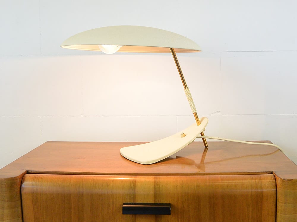 Jaren 50 lamp Oosterijk wit 1