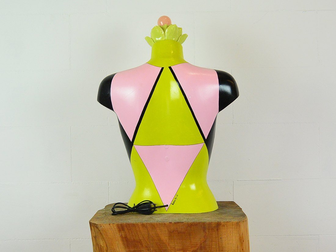 Andreas Mol Memphis stijl torso lamp 4