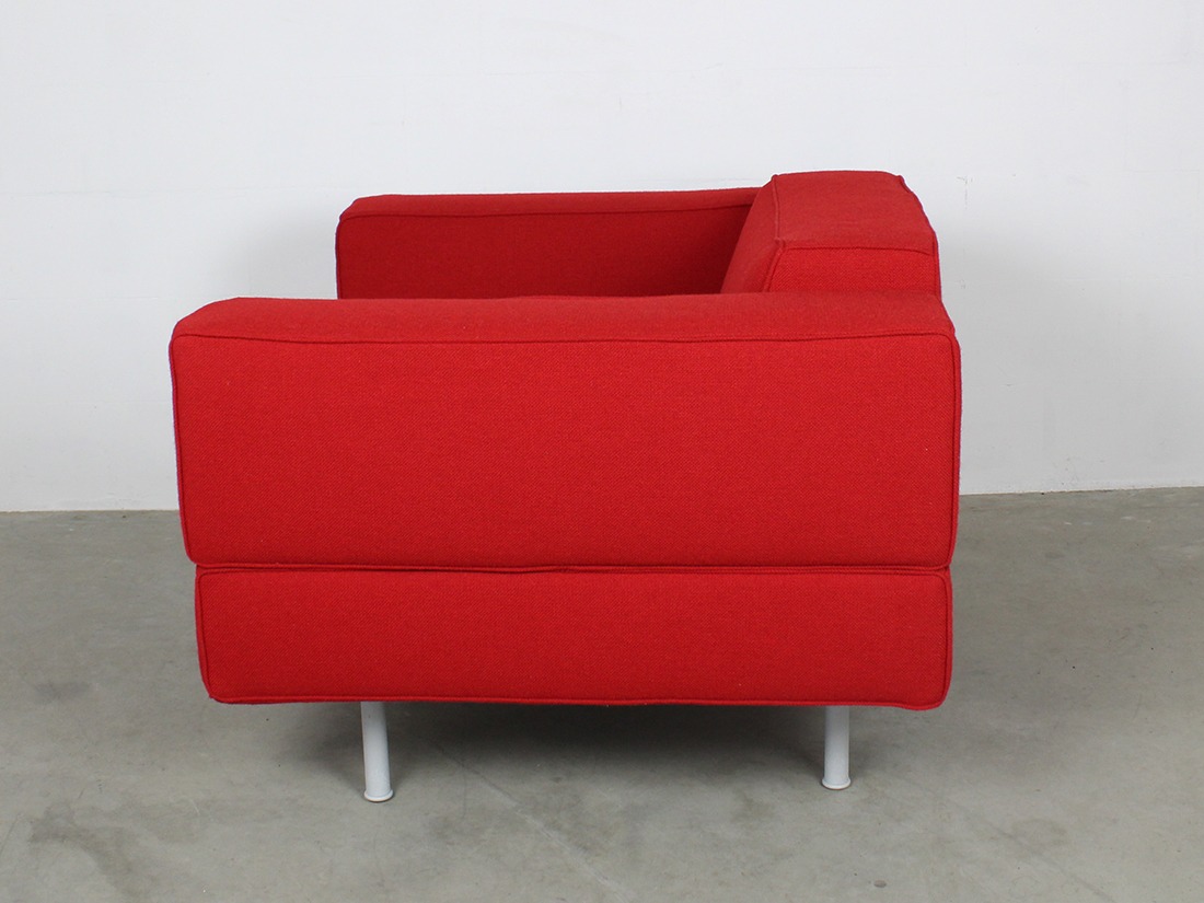 Cassina draaibare fauteuil rood 7