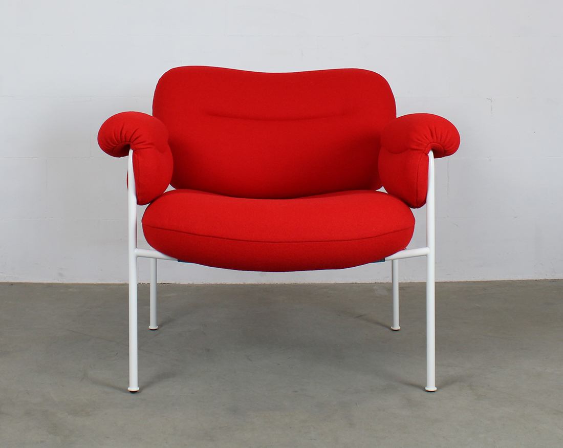 Fogia Bollo Lounge Chair Andreas Engesvik rood wit 1