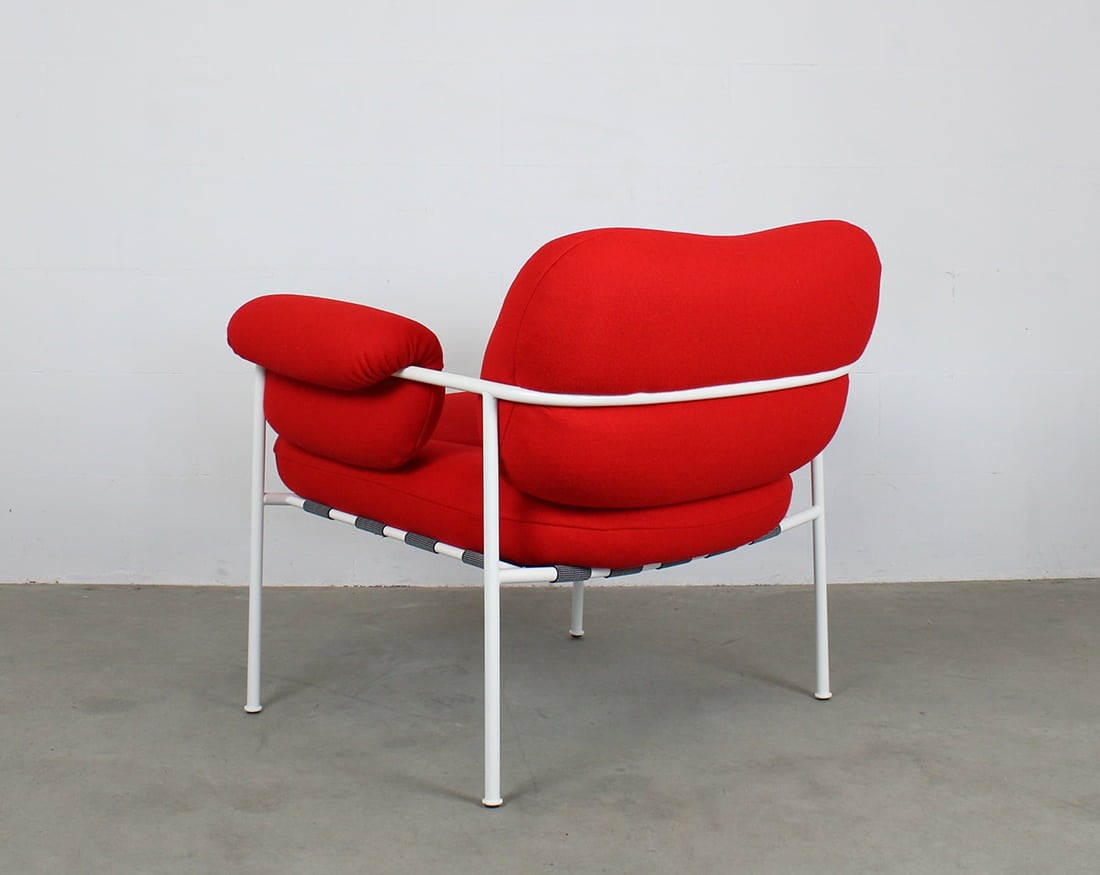 Fogia Bollo Lounge Chair Andreas Engesvik rood wit 4