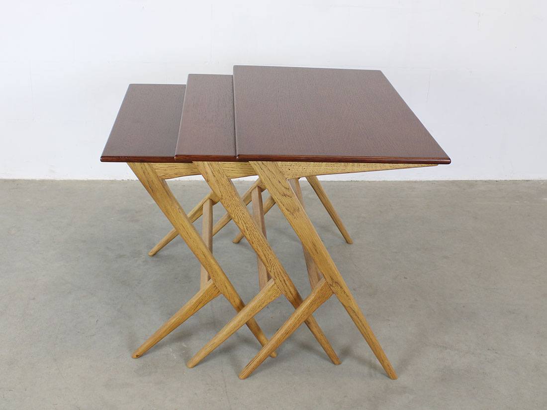 Matzform nesting table set Bengt Ruda 2