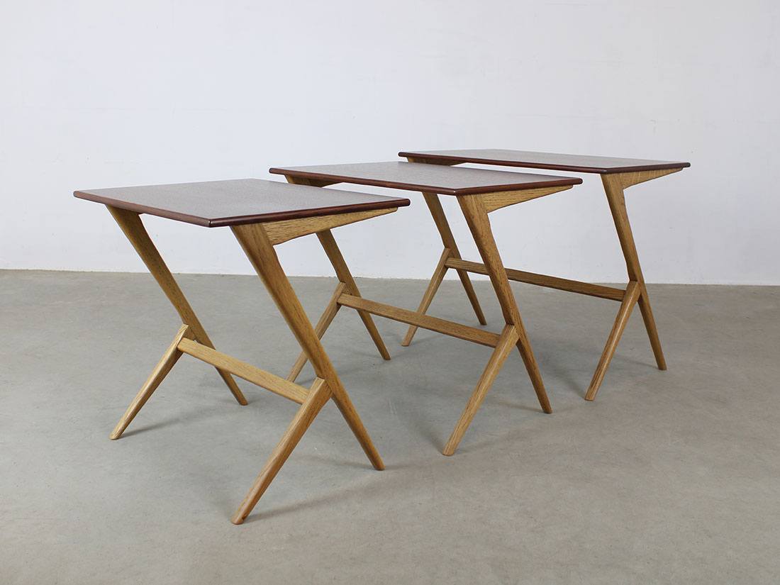 Matzform nesting table set Bengt Ruda 3