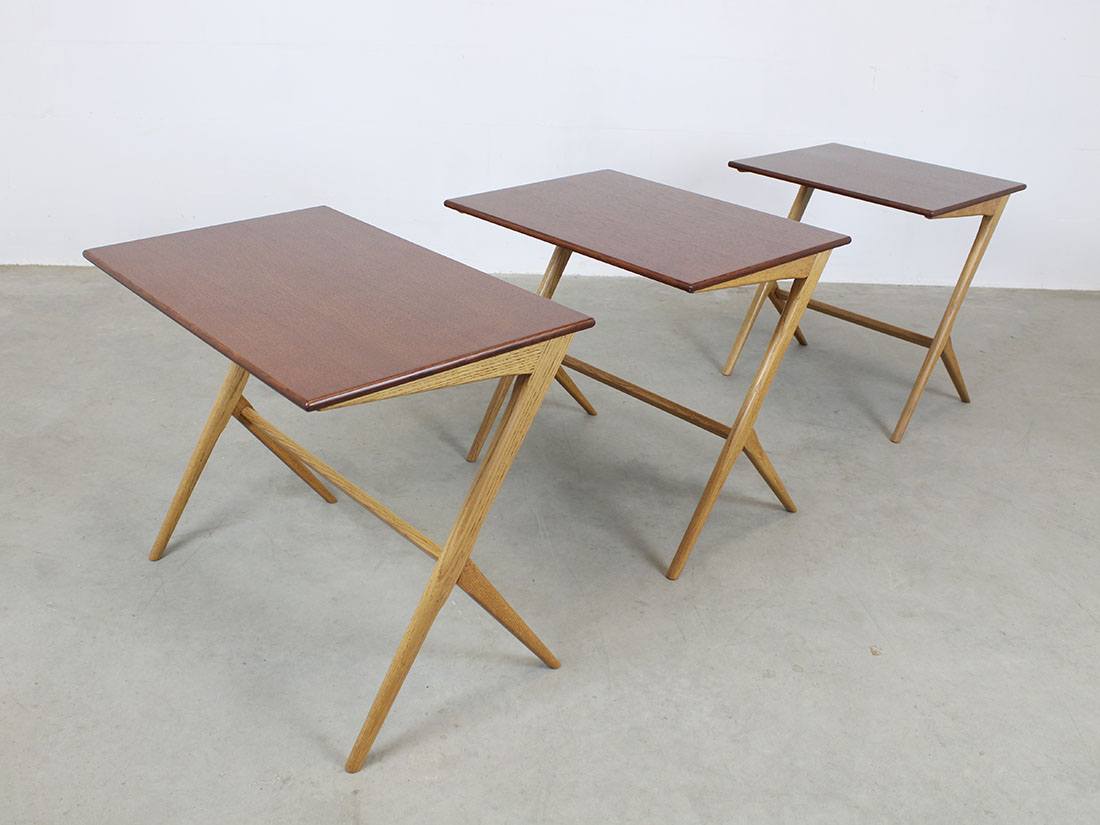 Matzform nesting table set Bengt Ruda 4