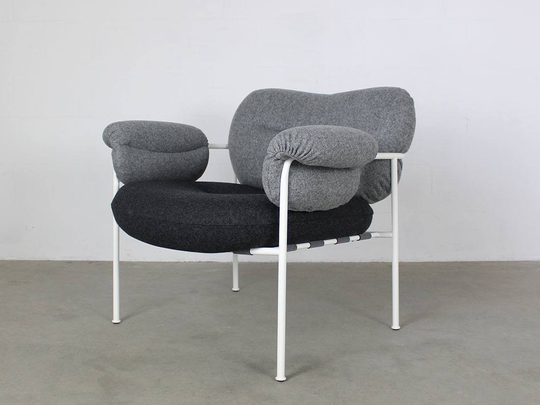 Fogia Bollo Lounge Chair Andreas Engesvik grijs wit 2