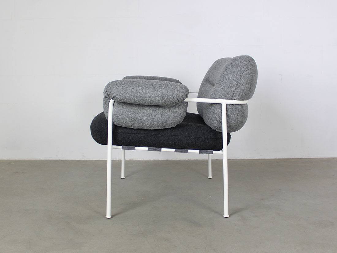 Fogia Bollo Lounge Chair Andreas Engesvik grijs wit 3