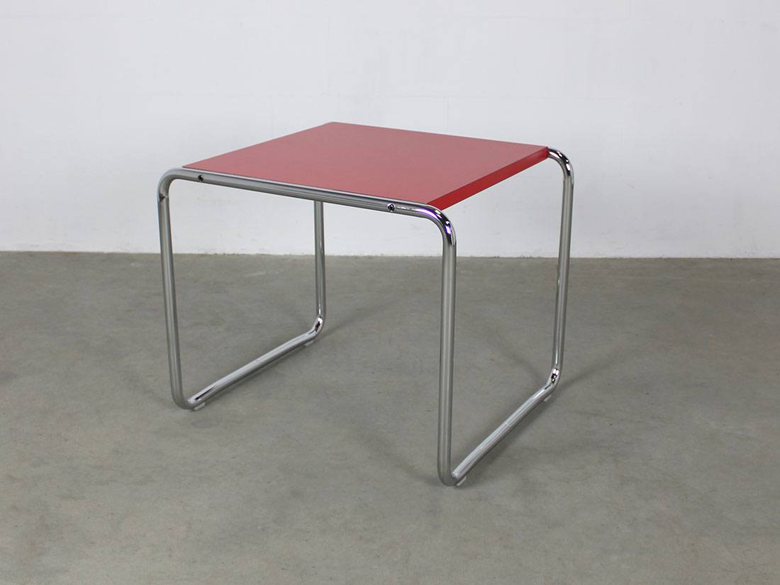 Knoll Laccio Side Table Marcel Breuer red 1