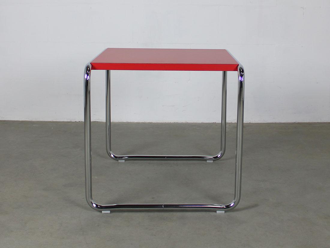 Knoll Laccio Side Table Marcel Breuer red 4