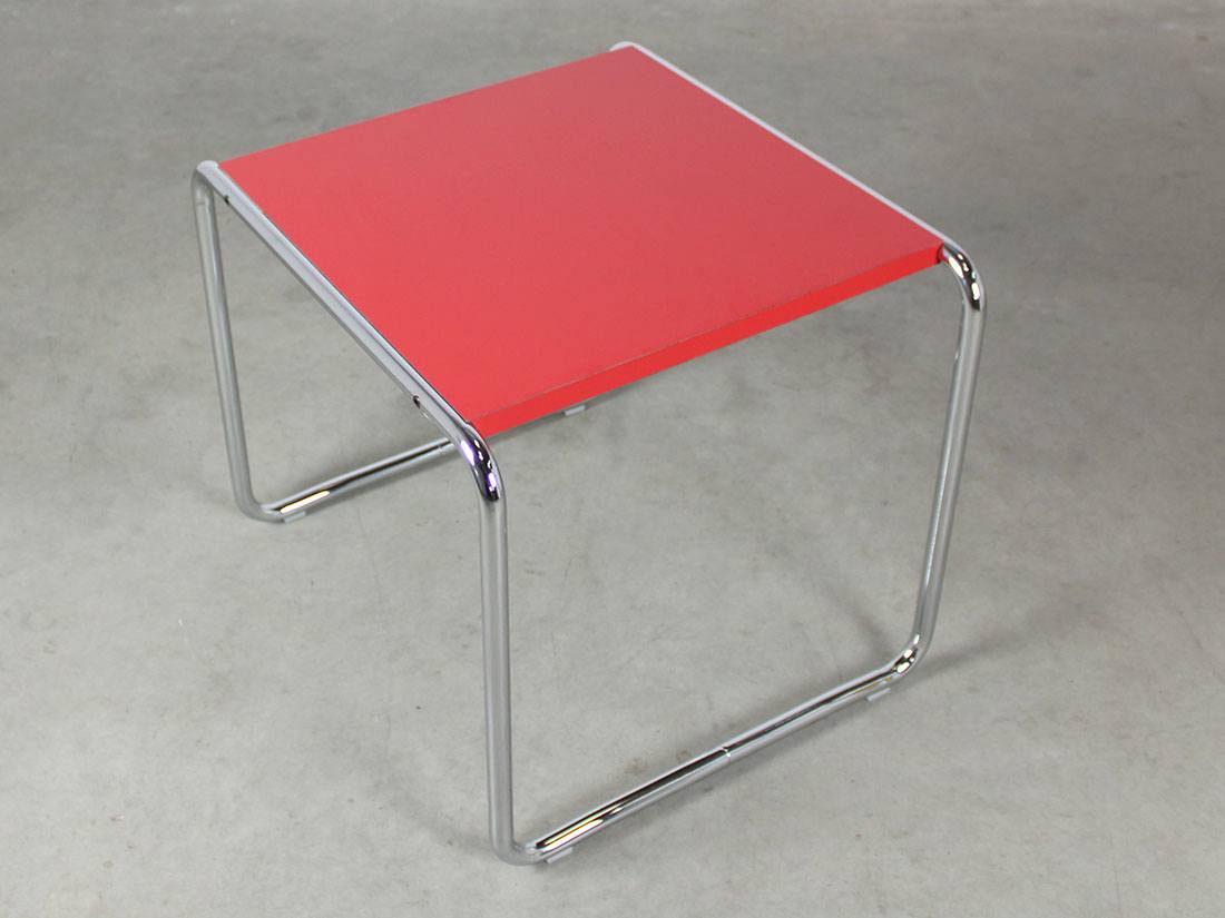 Knoll Laccio Side Table Marcel Breuer red 5