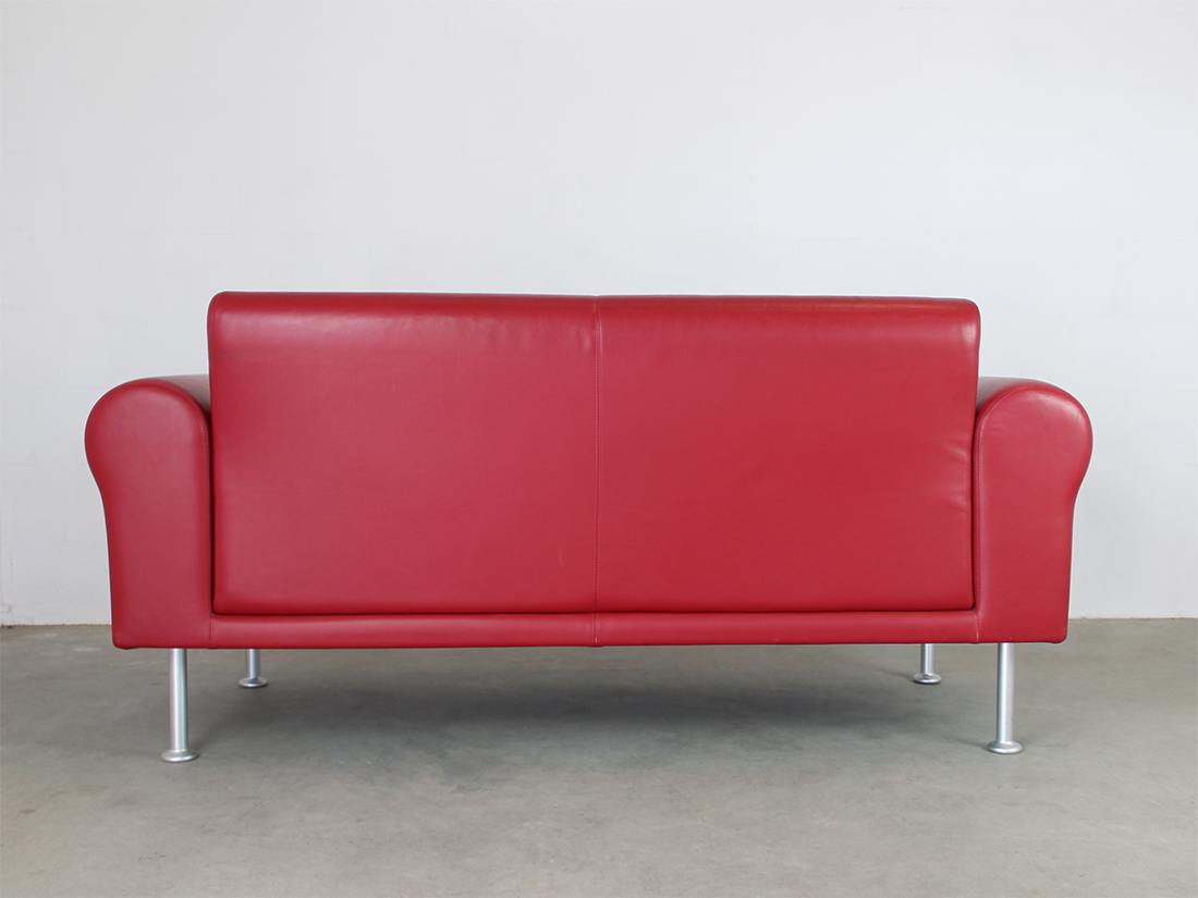 Vitra chesterfield sofa Jasper Morrison rood 4