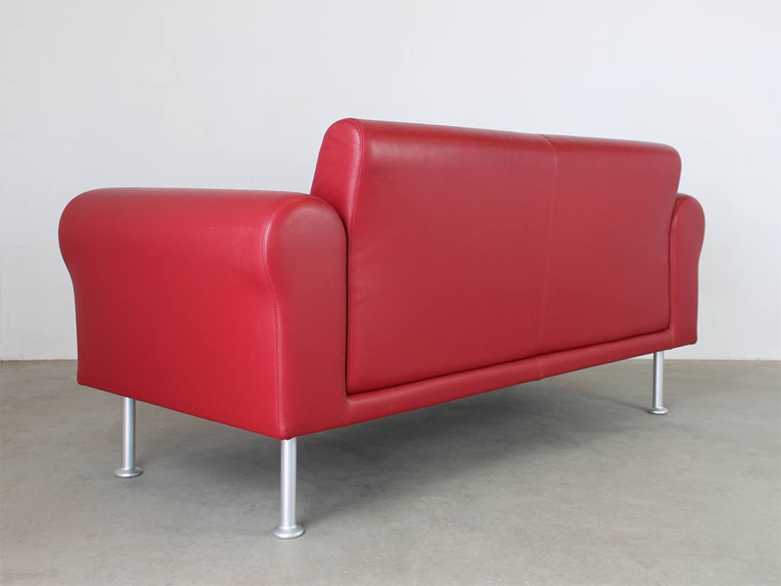 Vitra chesterfield sofa Jasper Morrison rood 5