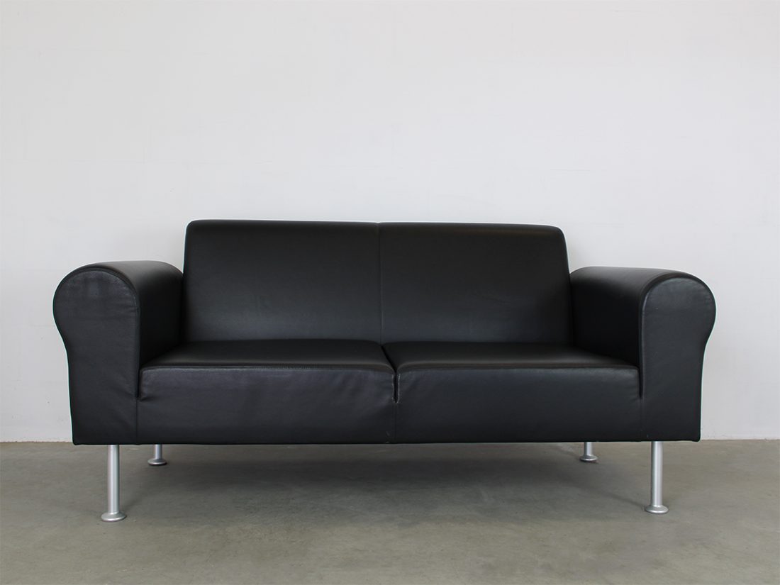 Vitra chesterfield sofa Jasper Morrison zwart 1