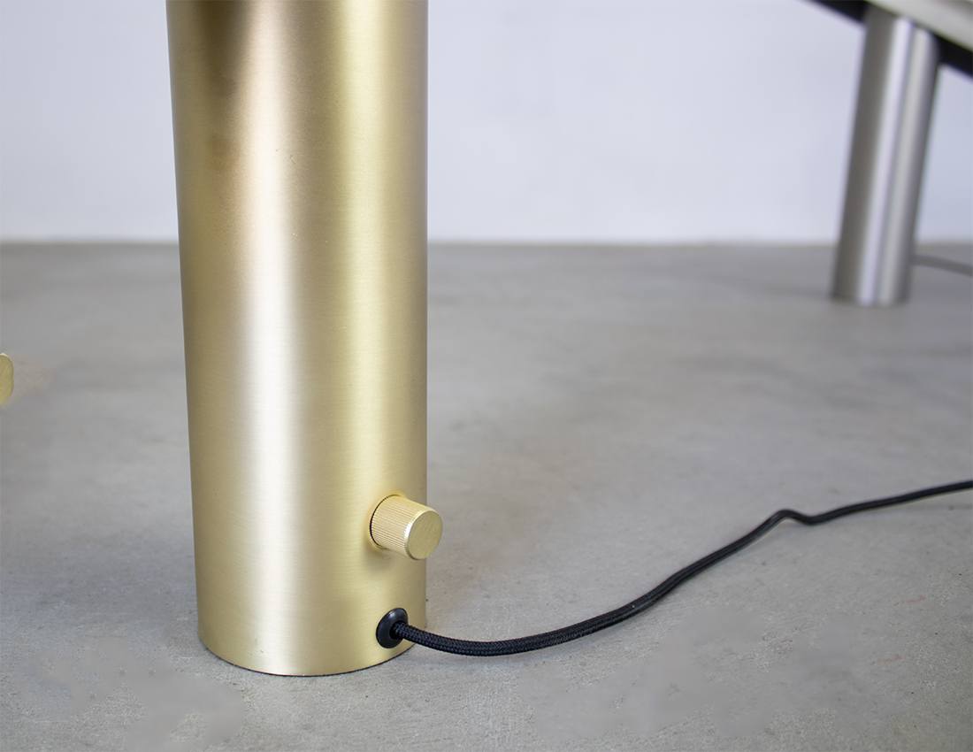 Frama T-lamp brushed brass 5