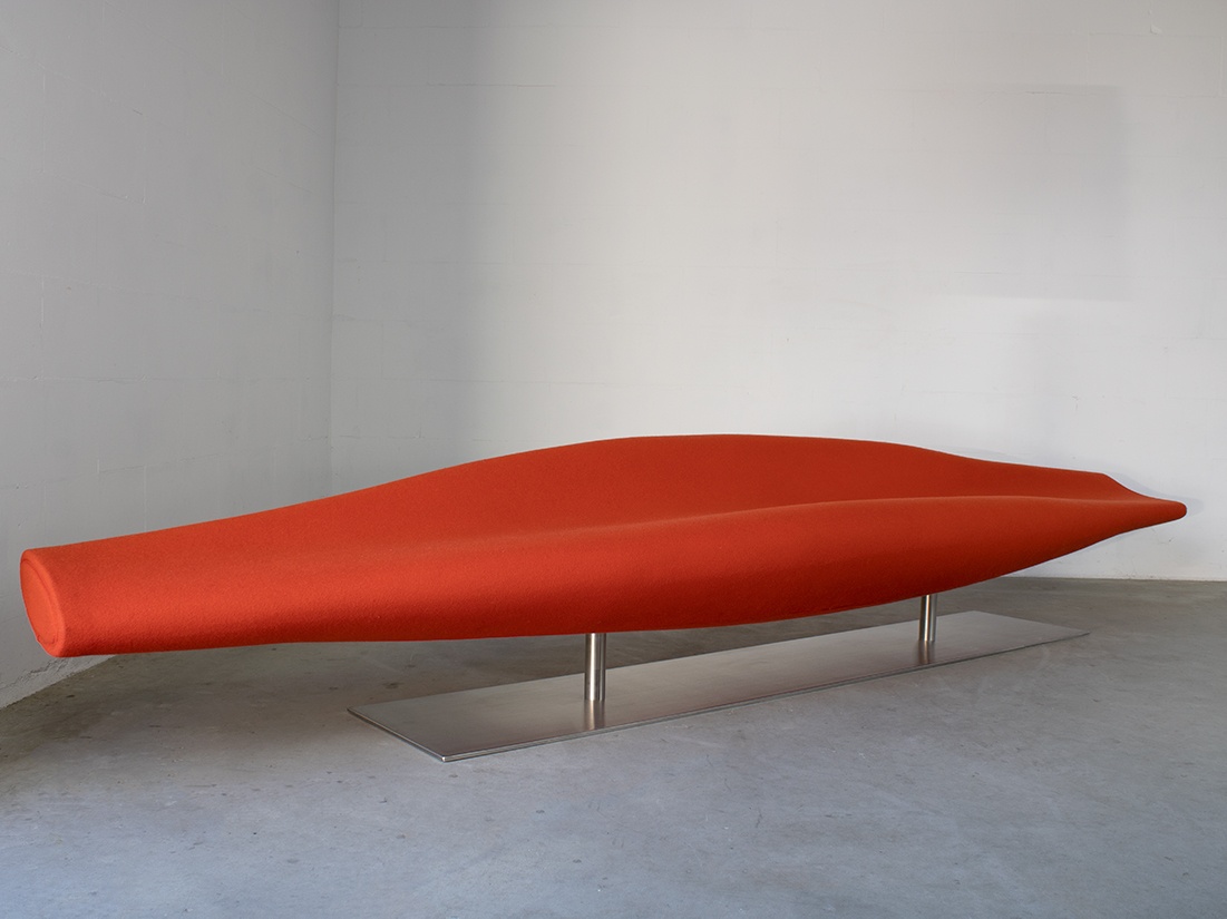 Cappellini inout sofa Jean-Marie Massaud oranje 1