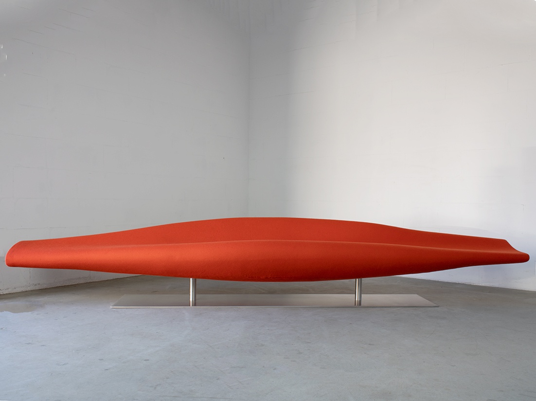 Cappellini inout sofa Jean-Marie Massaud oranje 2