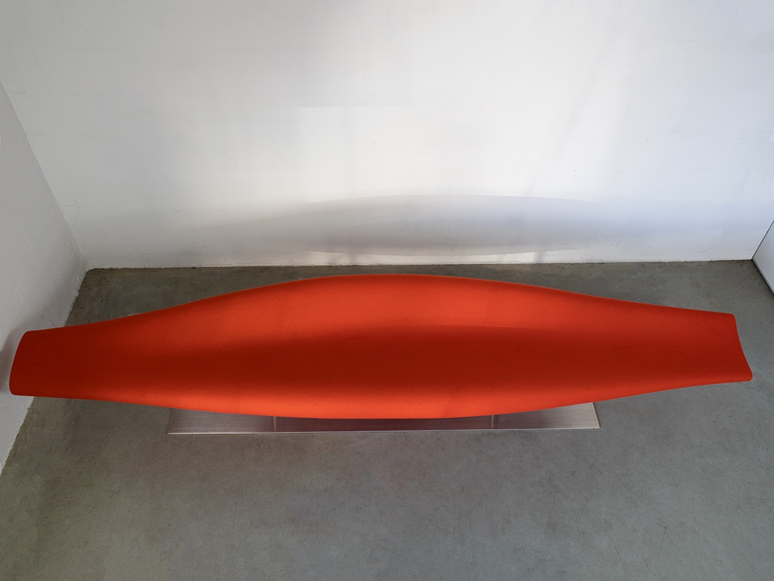 Cappellini inout sofa Jean-Marie Massaud oranje 3