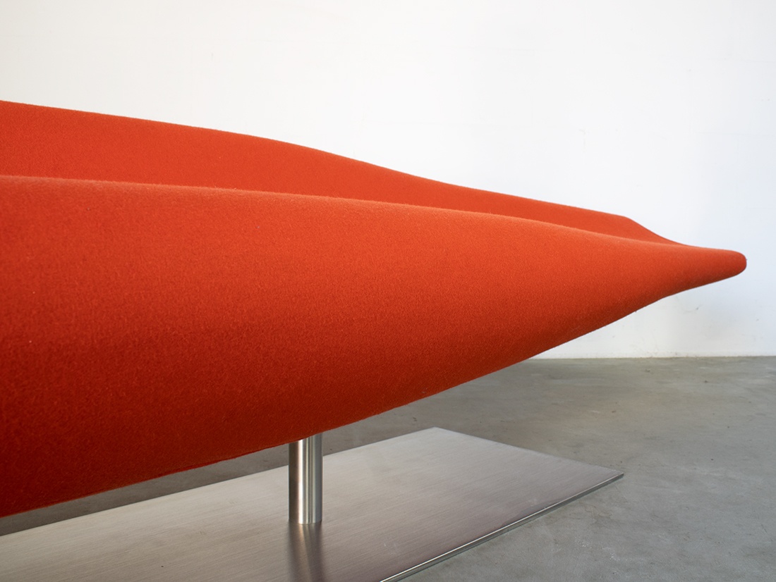 Cappellini inout sofa Jean-Marie Massaud oranje 5