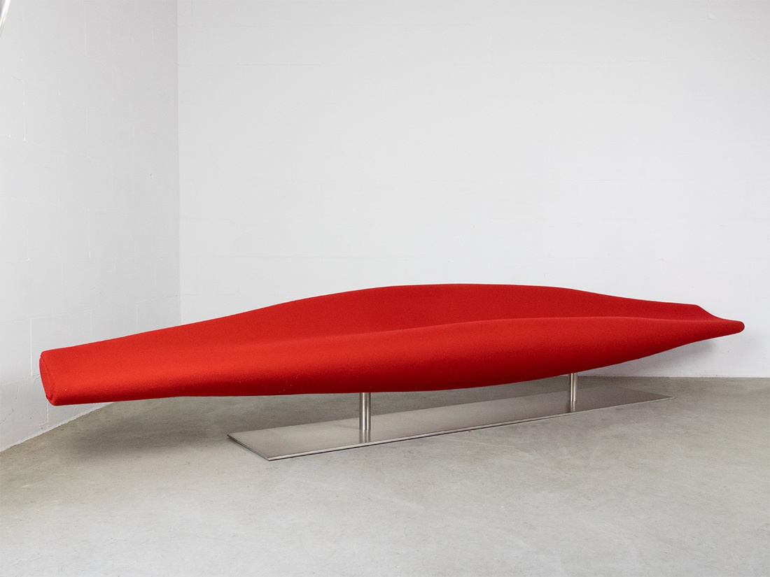 Cappellini inout sofa Jean-Marie Massaud rood 1