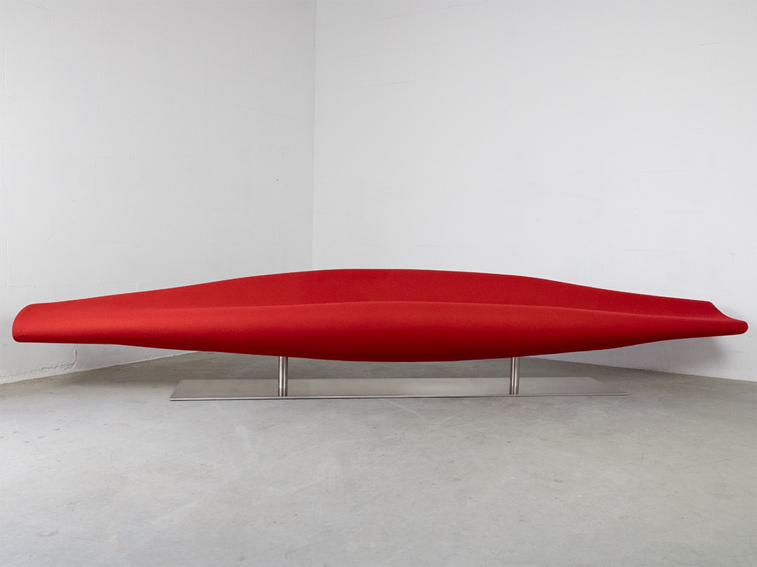 Cappellini inout sofa Jean-Marie Massaud rood 3