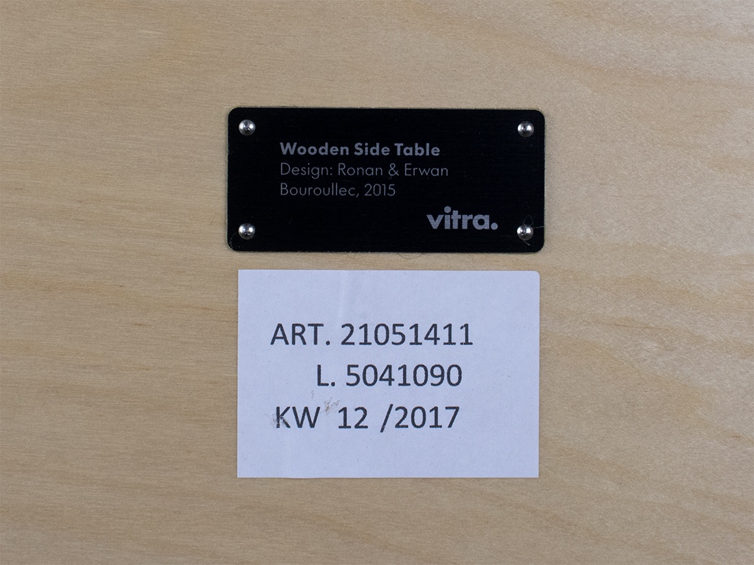 Vitra wooden side table Ronan Erwan rh 5