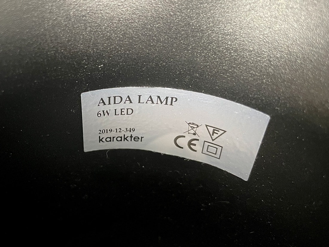 Karakter Copenhagen Aida lamp Angelo Mangiarotti 6