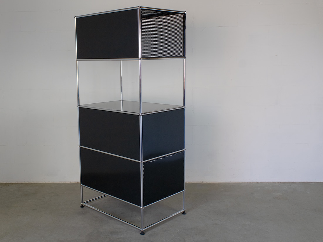 USM kast 1x4 zwart 3