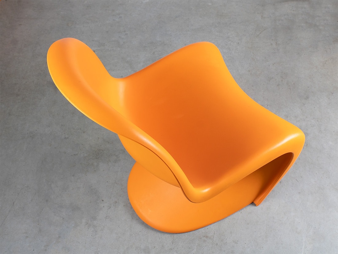 Vitra Panton chair Oranje 4x 7